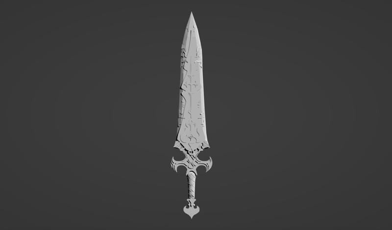 Final Fantasy XIV Curtana Sword 3D Model for printing