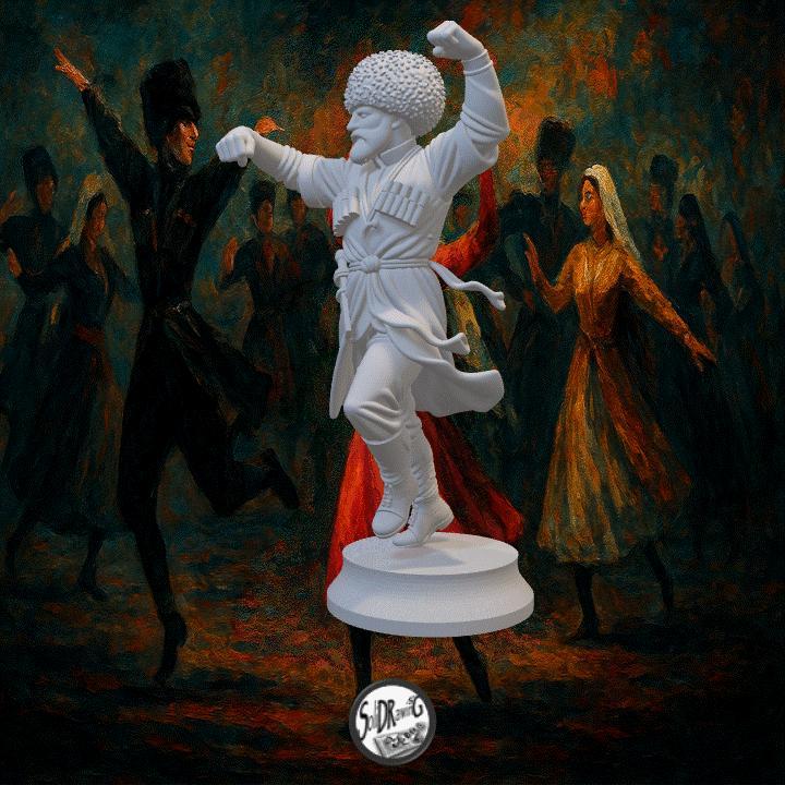 Caucasian Energetic Dancer - SoliDRawinGs SG015