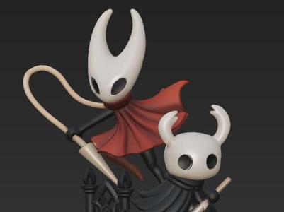 Hollow Knight & Silksong – Fan Art 3D Figure