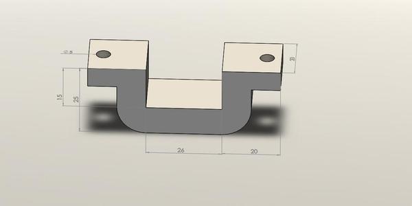 Mount for Ikea LERBERG trestle
