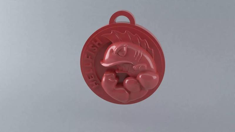 HellFish Medallion from The Simpsons