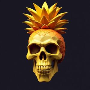 Pineapple Skull – Tropic Macabre Fusion