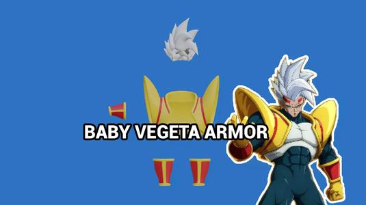 Dragon Ball Baby Vegeta Saiyan Armor Cosplay