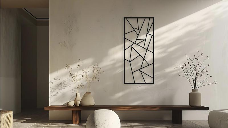 Geometric Abstract Wall Art Panel