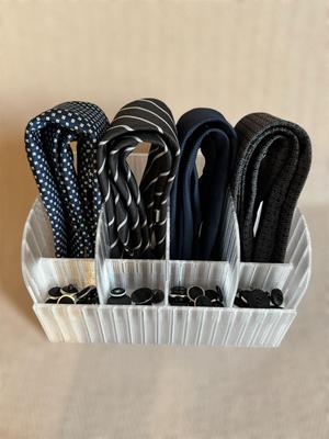 ➔ Tie and Button Organizer – 3D Printable Storage for Closet and Dresser