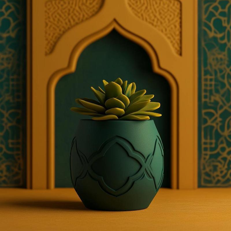 Marrakech Essence Vase – Moroccan-Inspired Vase for Elegant Home Decor