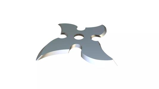 Shuriken metal blade