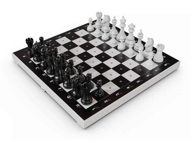 Ajedrez Braille Ciegos invidentes