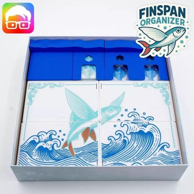 Finspan board game organizer by ammedia3d