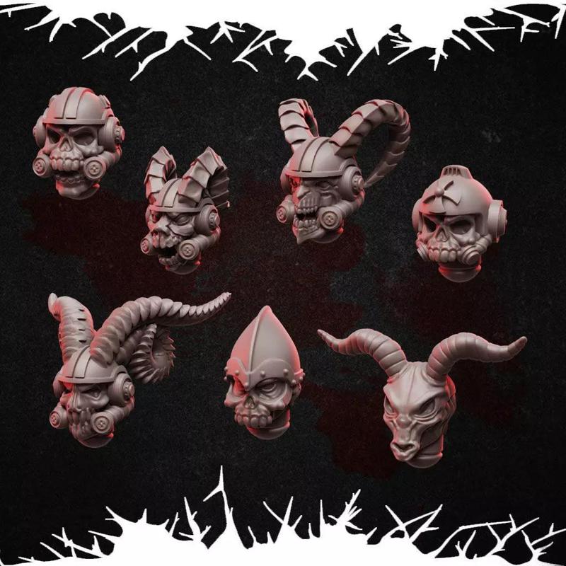 Horror Marines HEADS