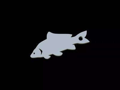 Carp fish keychain  pendant