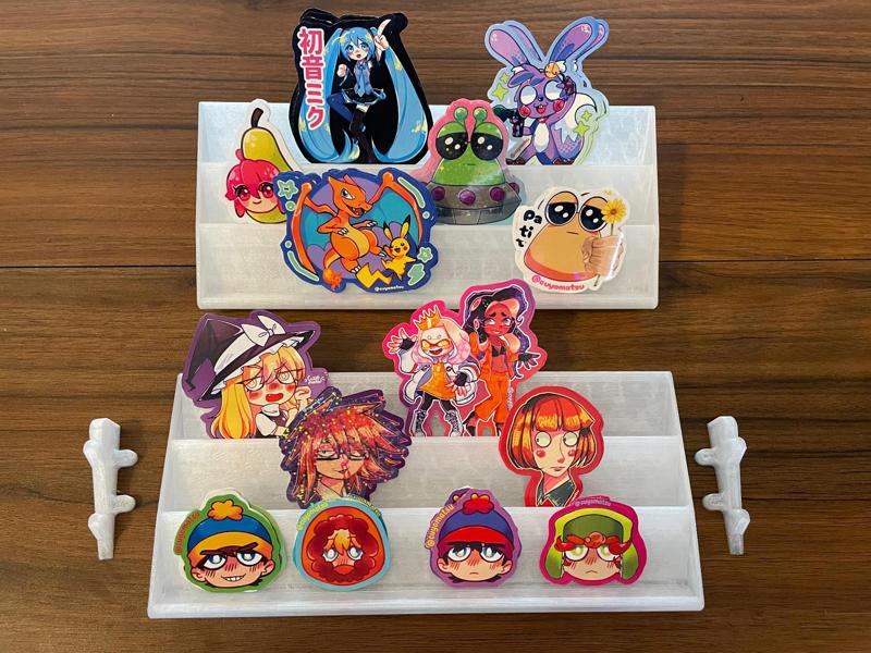 Artist Alley Sticker Rack w/ optional legs