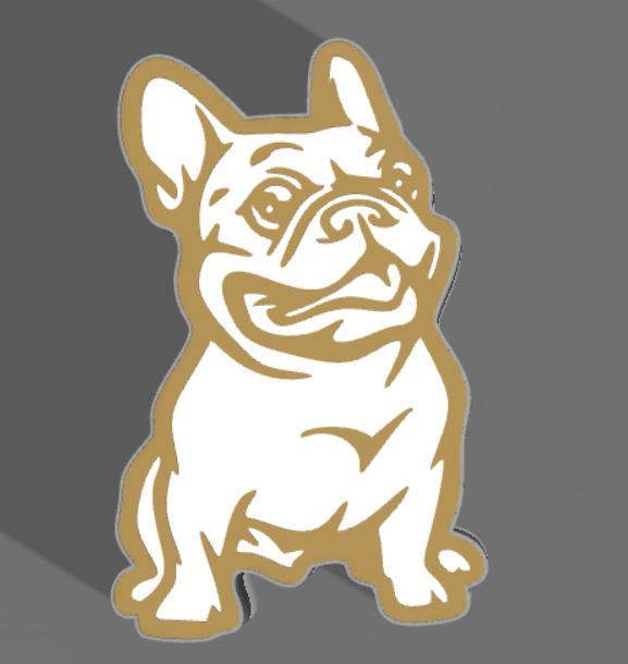 led lamp french bulldog