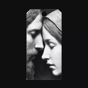 Jesus and Mary Sacred Portrait Keychain