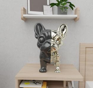 French Bulldog Xray - Half Bone Art Toy Decorative Sculpture