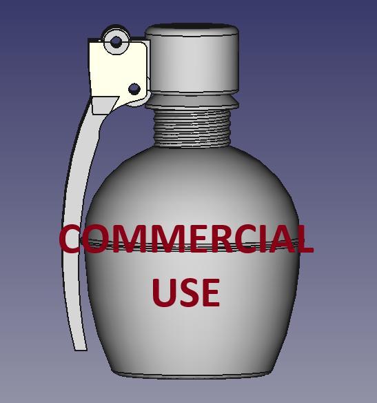 COMMERCIAL - FRENCH MLE OF 37 GRENADE - 1:1 REENACTMENT REPLICA MODEL