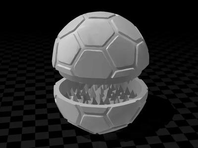 herb spices football grinder