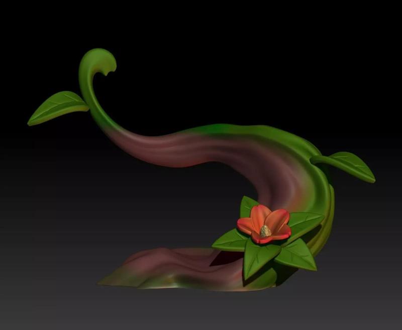 Pokemon Diorama Tree Limb