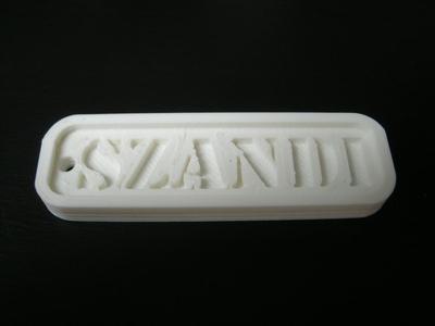 Szandi tag perforated