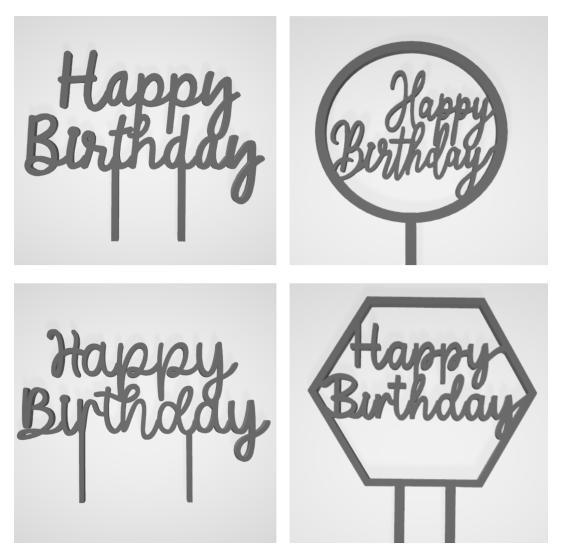 happy birthday, topper cake, decoration