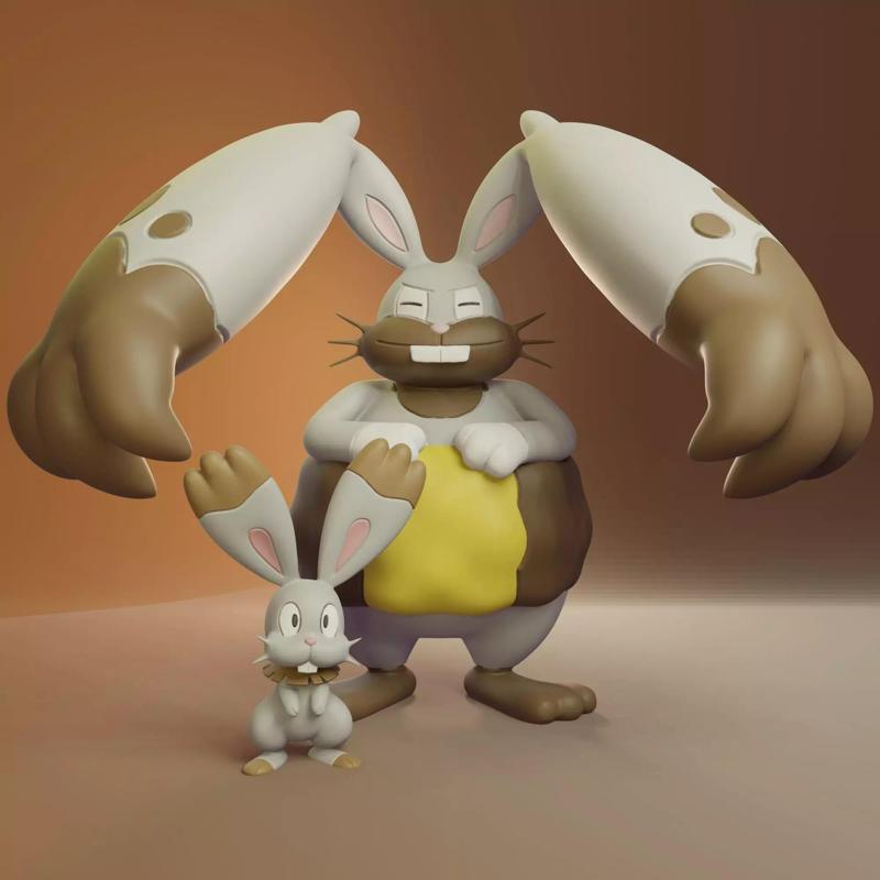 Pokemon - Bunnelby and Diggersby