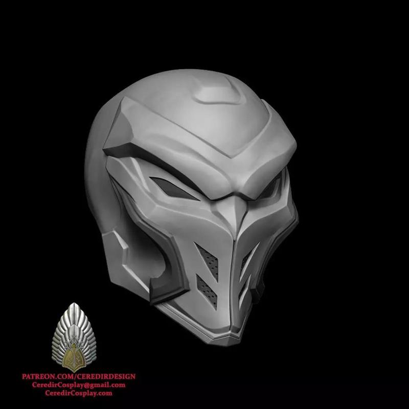 Marvel Rivals Moon Knight Helmet 3D DIGITAL DOWNLOAD