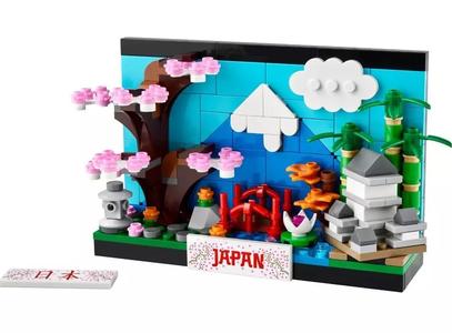 PixelBricks3D - LEGO Japan Postcard