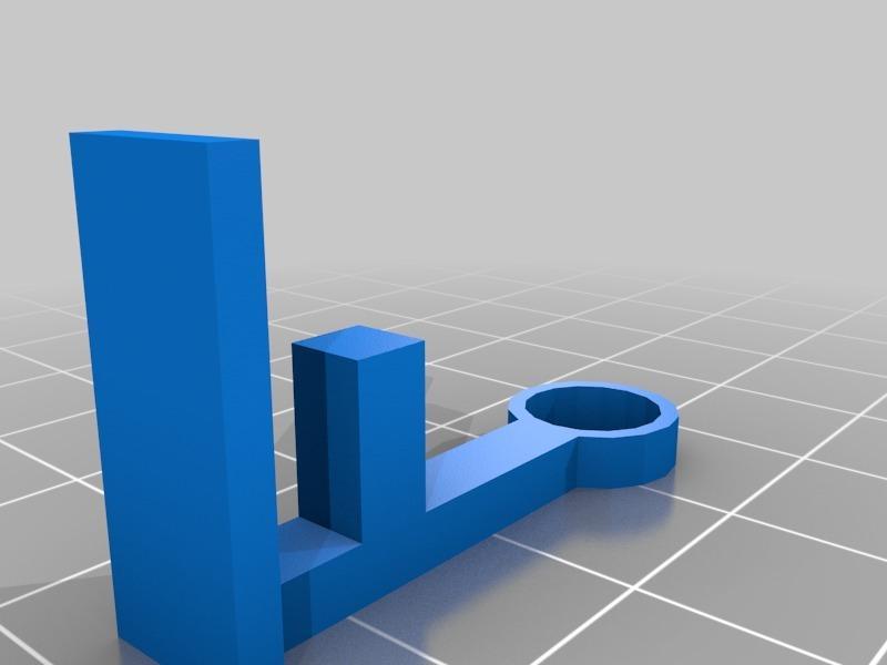 Fijación de caña para vaso