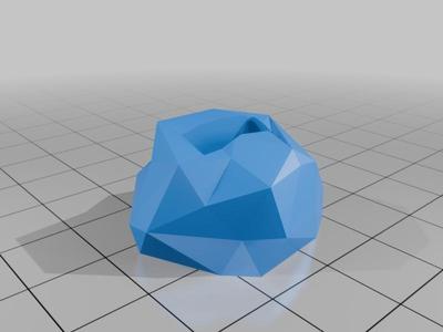 Low Poly Rock USB stand