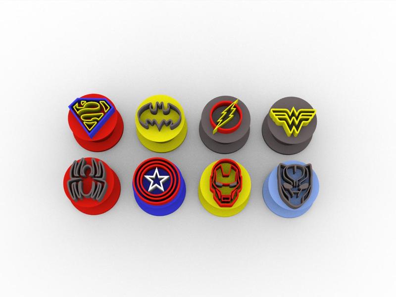 SELLOS SUPER HEROES-SUPER HEROES STAMPS-CARIMBOS DE SUPER-HERÓIS