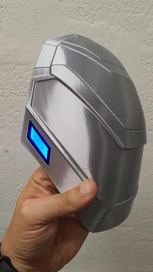 IRON SPIDERMAN SHOULDER PAD with LED Slot