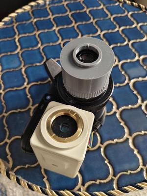 CS-Mount adapter for Meteor5-1 Lense