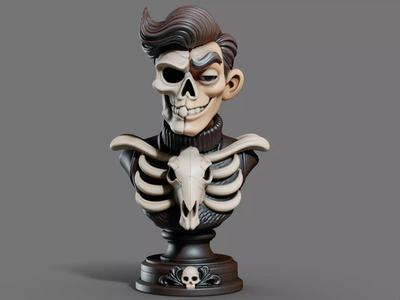Famine Bust 3D Print STL
