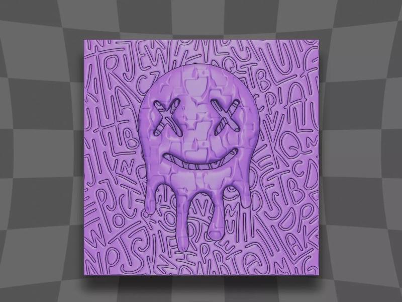 Emoji Cross Eyes Face design