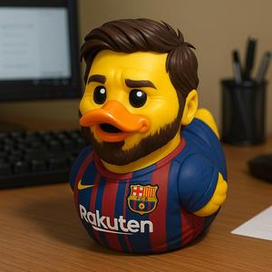 Rubber Duck - Lionel Messi model - 3d print