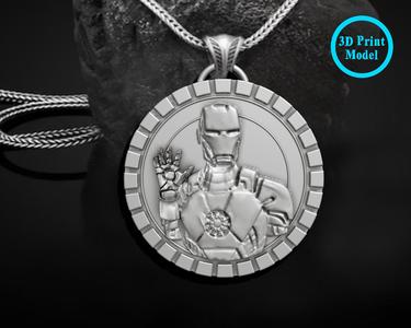 iron man pendant