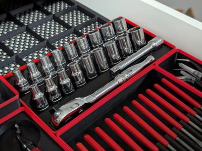 Gridfinity - Husky 1/4 Drive Socket Set