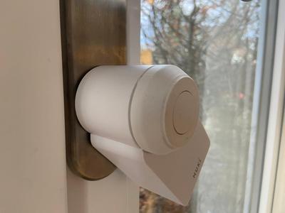 Nuki Lock angled knob