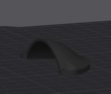 Shell handle, reinforced.   