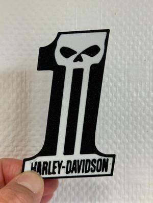 #1 Harley Davidson skull