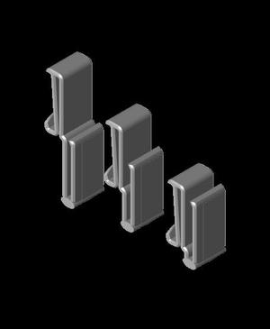 Tuckable urban carry clips.stl