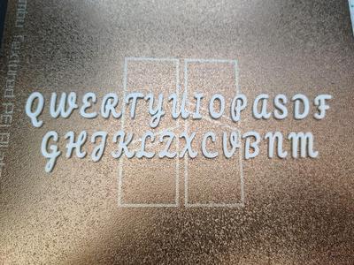 alphabet letters A B C D ....