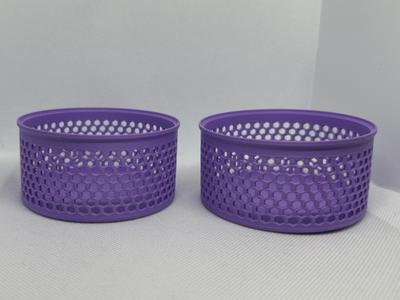 stackable round container