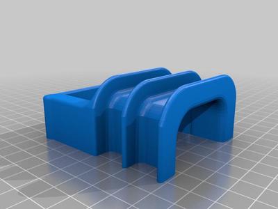 M365 E-Scooter charger cable management end caps - double spool