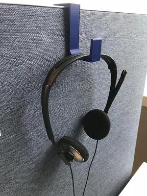 Cubicle Wall Headset Hook   