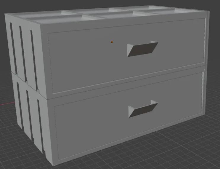 Modular organizer extra large drawer multiple layout   