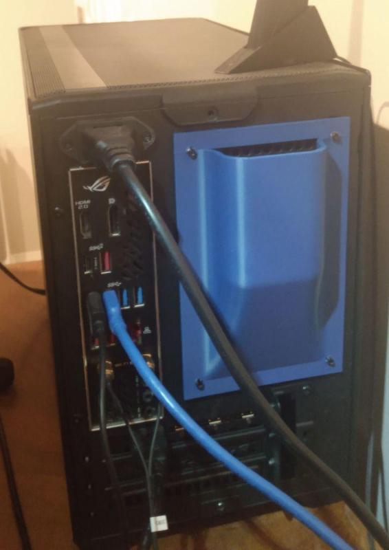 Computer Exhaust Fan Duct