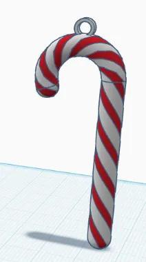 Candy Cane Ornament   
