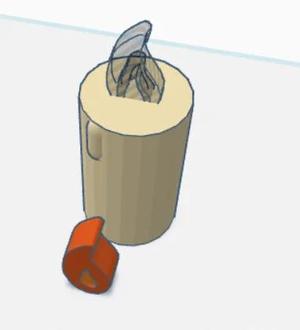 Candle with light function   