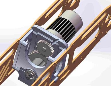 HPI savage flux  Medium differential gearbox